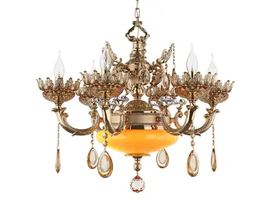 MD 89325-6-2 Osgona Chandelier 3D model