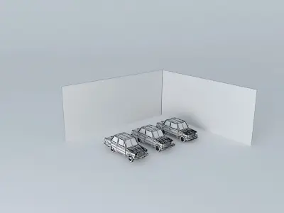 Fictional Eastern Europe car evolution  Free 3D model