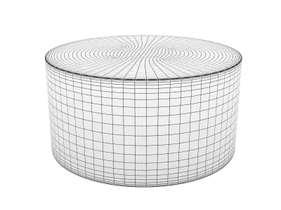 Drum Coffee Table 3D model