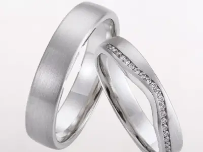 Wedding rings 230 3D print model