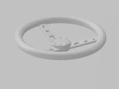 1-24 scale steering wheel 3D print model