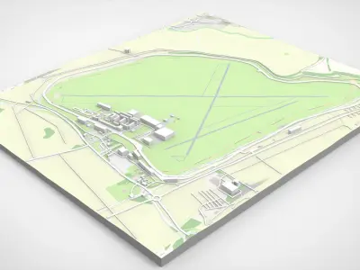 Goodwood Motor Circuit Chichester United Kingdom 3D model