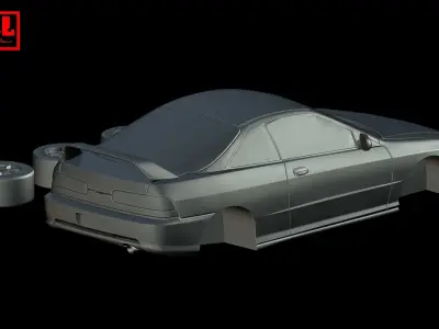 Acura Integra Type R 1997-2001 3D print model