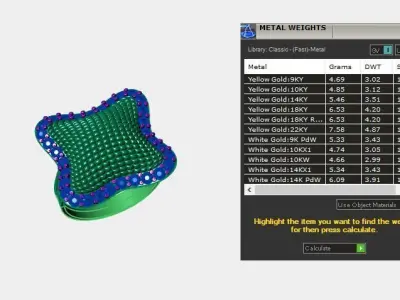 Fashion Rings 3D print model
