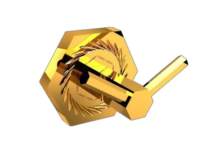 Orchid Spike Toweling Double 3D model