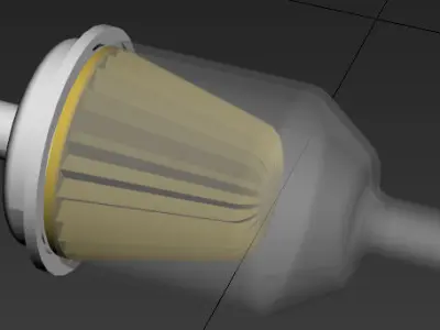 fuel filter 3D model
