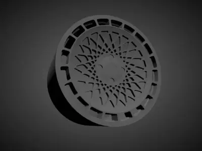 Stuttgart ST7 scalable and Printable rim 3D print model
