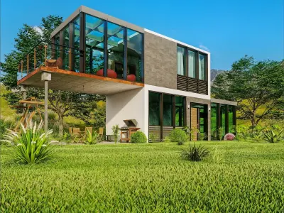  New Modern House 3D model