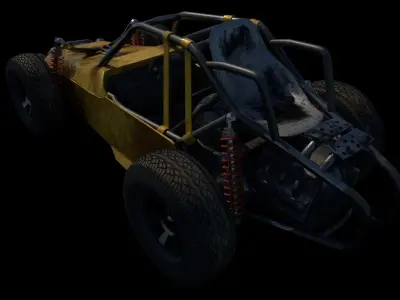 PUBG Buggy 3D model