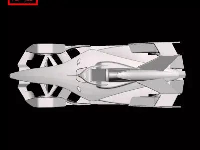 Formula E Gen2 2018 3D print model
