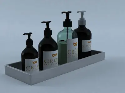 Soap Bottle Free 3D model