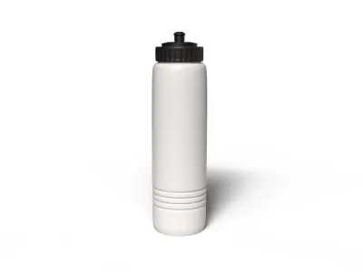 Sport Plastic Bottle 3D Model Low-poly 3D model
