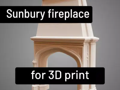 Fireplace Sunbury - 3D printing 3D print model
