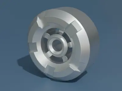 Kitbashing Asset Pack 001 - Metallic Components Free low-poly 3D model