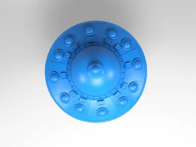 Cartoon UFO 3D print model