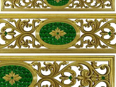 Decorative Ornamental 36 Low-poly 3D model