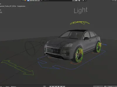 Porsche Cayenne Turbo 2024 3D model