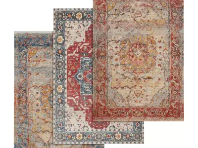 Rug Set 497 3D model