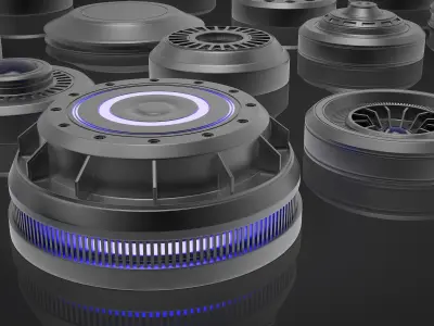 Sci-Fi Kitbash 01 Free 3D model