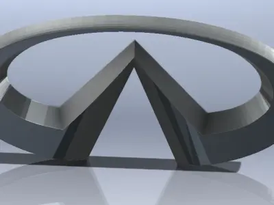 Infiniti Car logo 3D print model