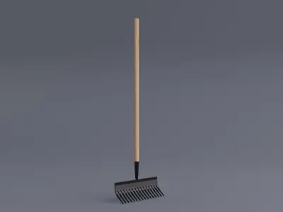 Rake Tool 3D model