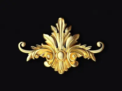 10 high-quality decors for furniture ornaments 3D model