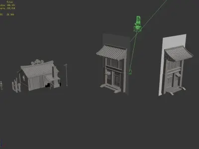 Game Mountain - Architecture - House 02 3D model