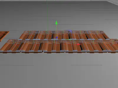 Traditional Roof Tile 3D model