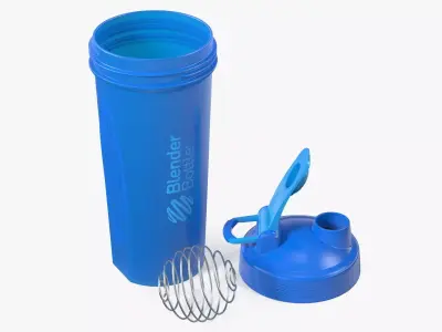 BlenderBottle Classic Bottle Disassembled Cyan 3D model