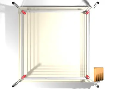 Ring Arena - 4 sided 3D model