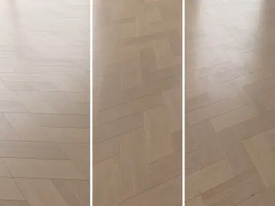 Parquet Oak Canna Brushed set 5 3D model