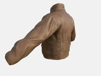 Leather Jacket Male Low-poly 3D model