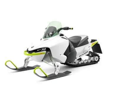 Snowmobile D Model Pack Low-poly 3D model