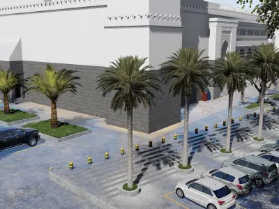 AGUNG MOSQUE 3D model