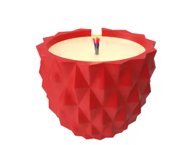 candle Low-poly 3D model