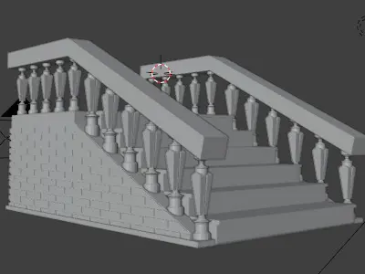 Modern Staircase Design 3D print model