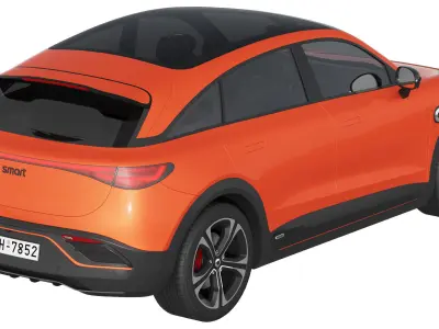 Smart 3 BRABUS 3D model