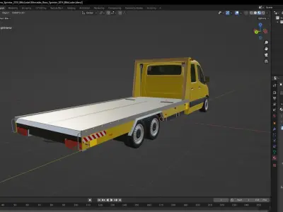 mercedes-benz sprinter 201 Blitzlader 3D model