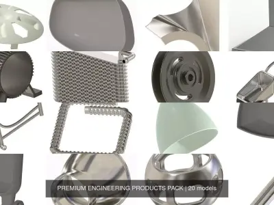 PREMIUM ENGINEERING PRODUCTS PACK 3D Model Collection