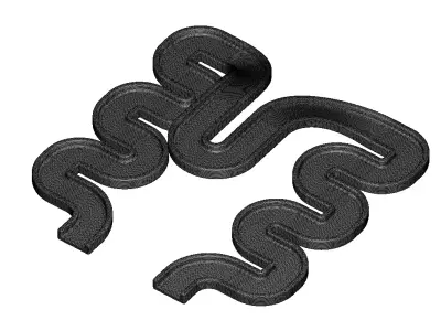 Premium Bike Racetrack 3D print model