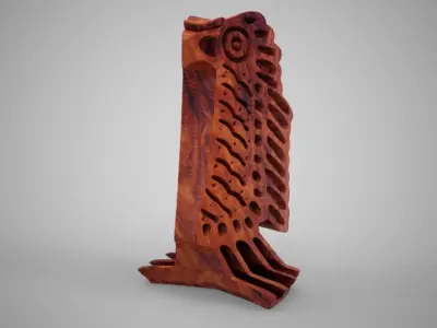 Abstract Bird Trinket 3D print model