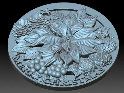 Christmas Flower 3D print model