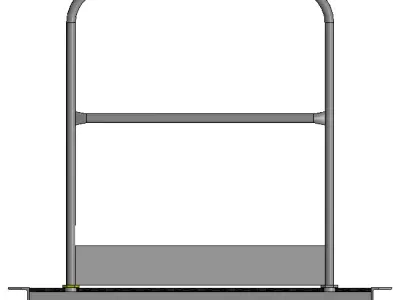 Bridge is a transitional rail 3D model