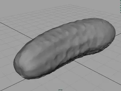 Cucumber Low-poly 3D model