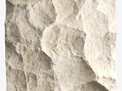 284-RockPanel sandstone wall art 3D model