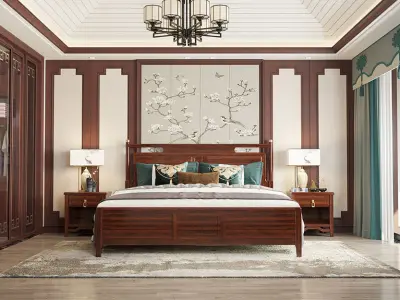 Chinese residential indoor 3D model