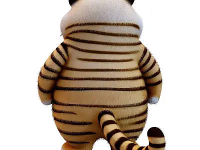 Tiger Toy 3D model purchase