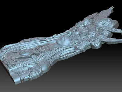 Indian Woman 3D print model