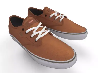 Casual Shoe Low-poly 3D model