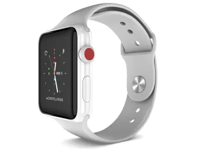 Apple Watch Edition Series 3 White 3D model